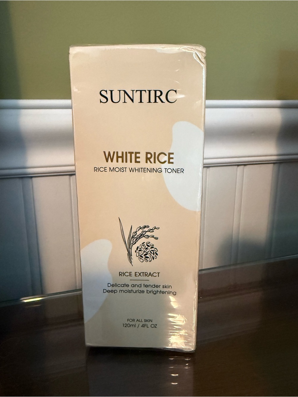 White Rice Moist Whitening Toner - Cream
